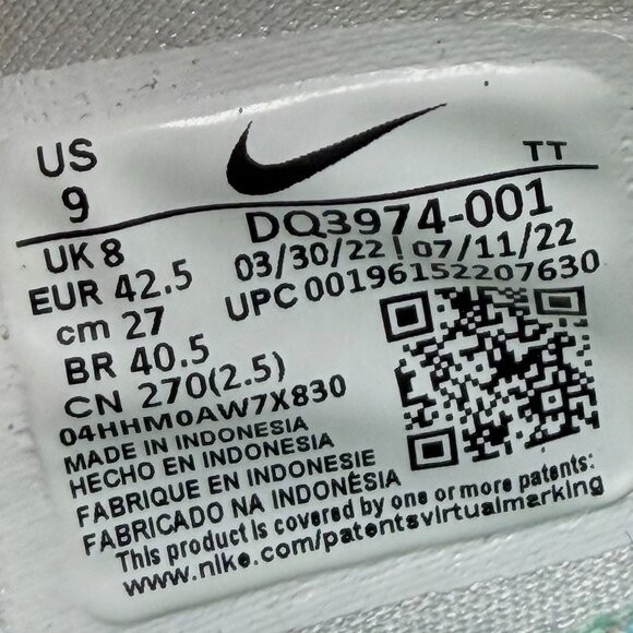 Nike Air VaporMax 2021 Flyknit 'Wolf Grey Medium Blue' - Picture 9 of 10